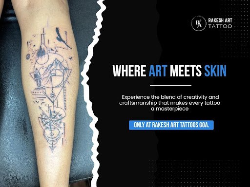 Best Custom Tattoo Shop Near Anjuna: Rakesh Art Tattoos Goa